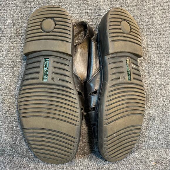 Josef Seibel Jeremy Fisherman Sandals Black Leather Comfort Mens EU 41 US 7.5 8 main image 4